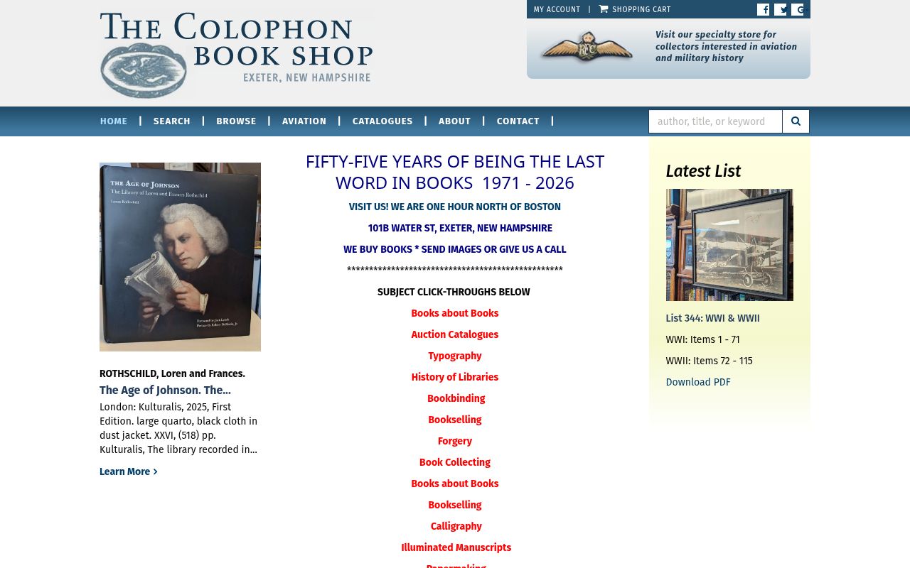 The Colophon Book Shop