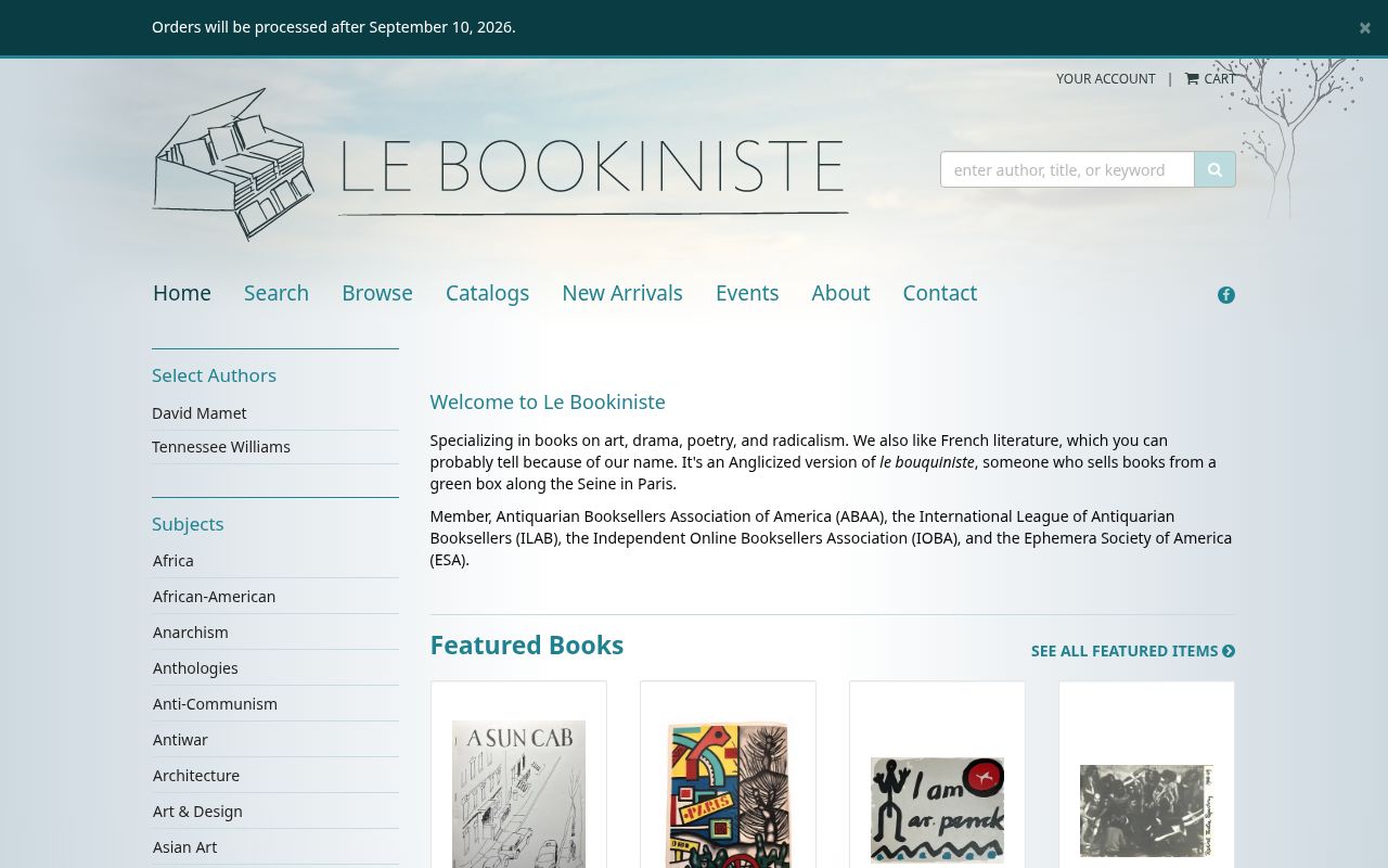 Le Bookiniste