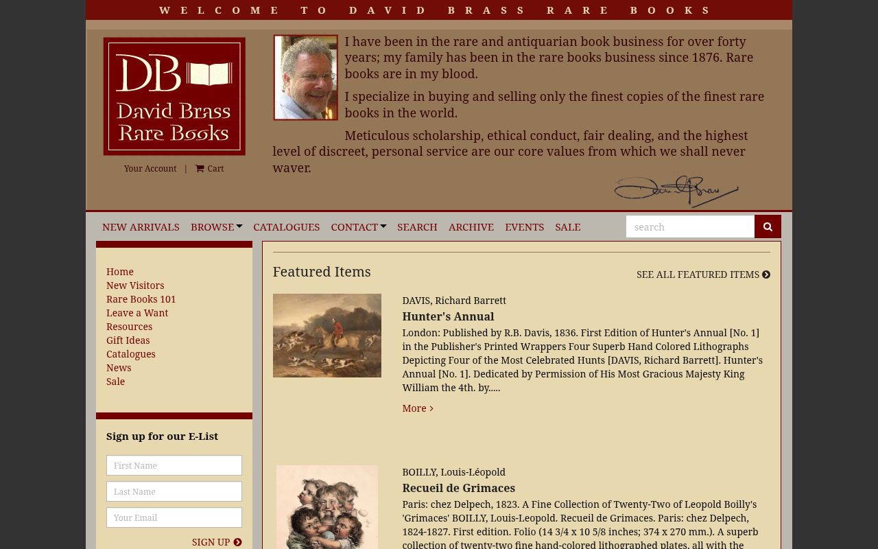 David Brass Rare Books