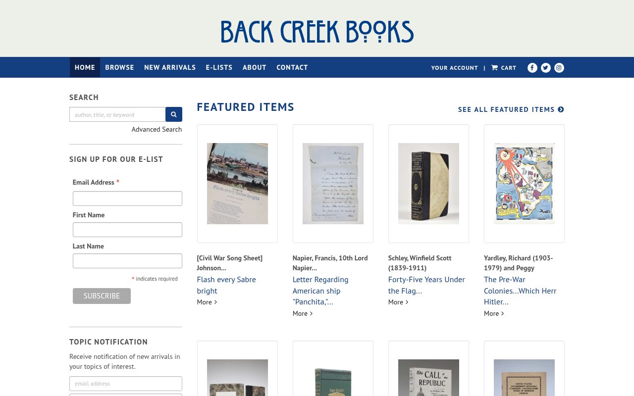 Back Creek Books