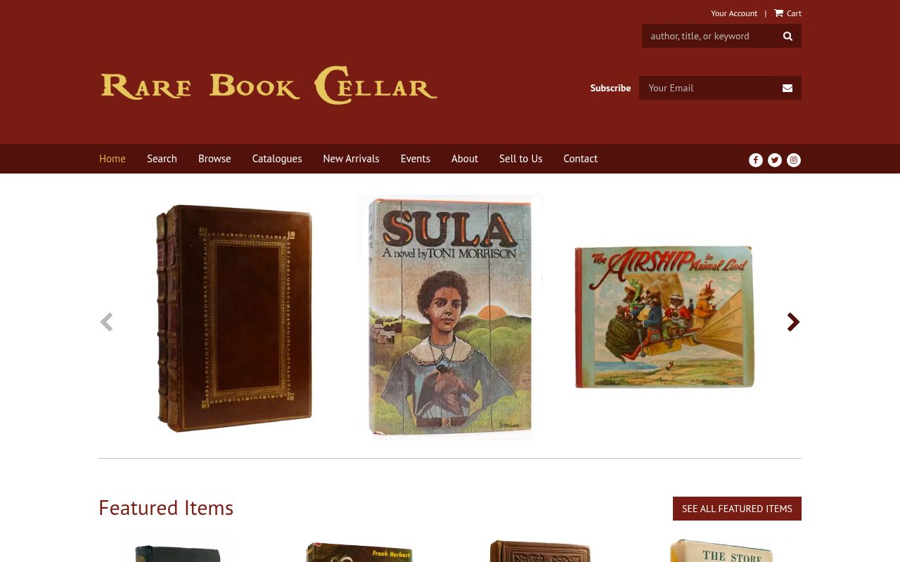 Rare Book Cellar