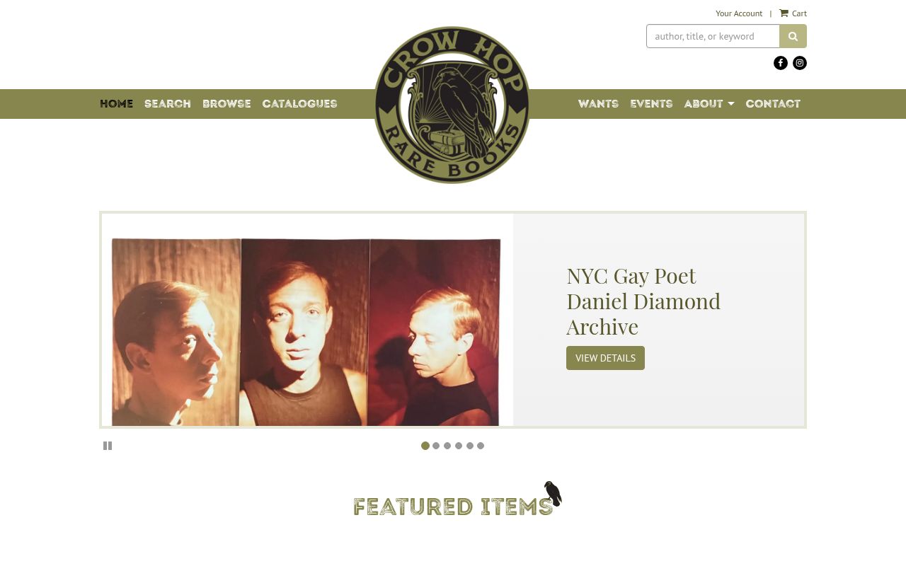 Crow Hop Rare Books