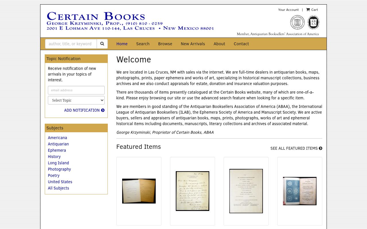 Certain Books