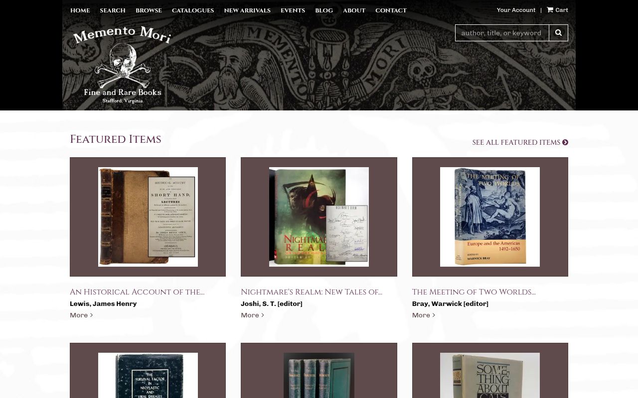 Memento Mori Books