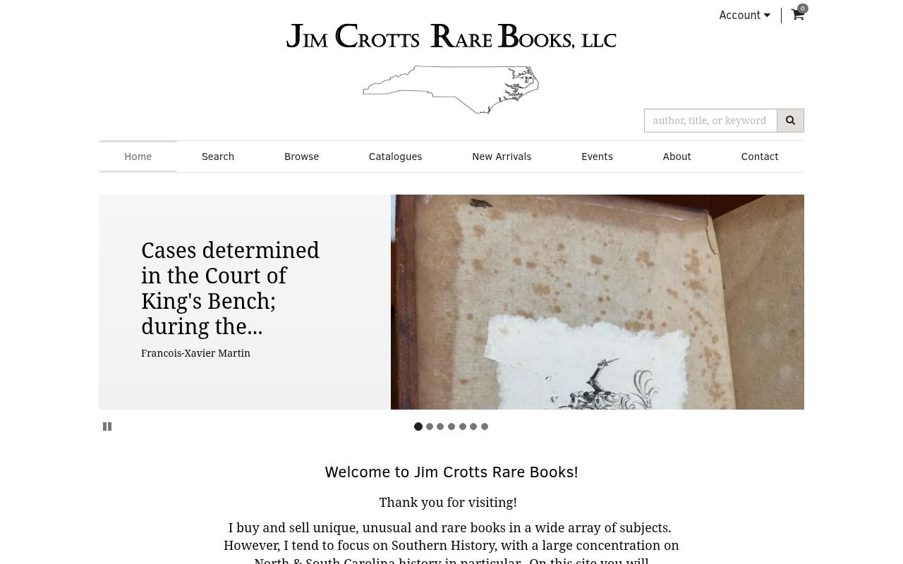 Jim Crotts Rare Books, LLC