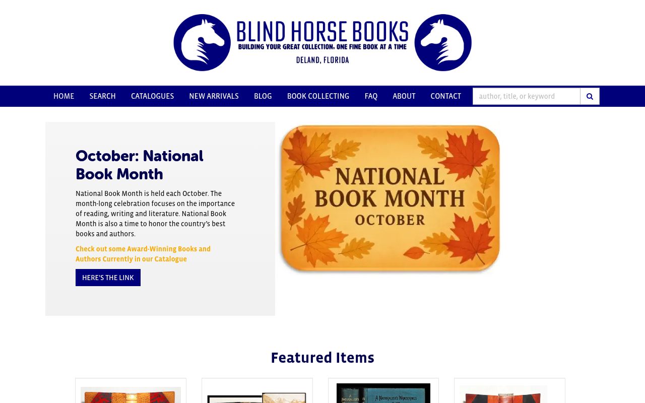 Blind Horse Books