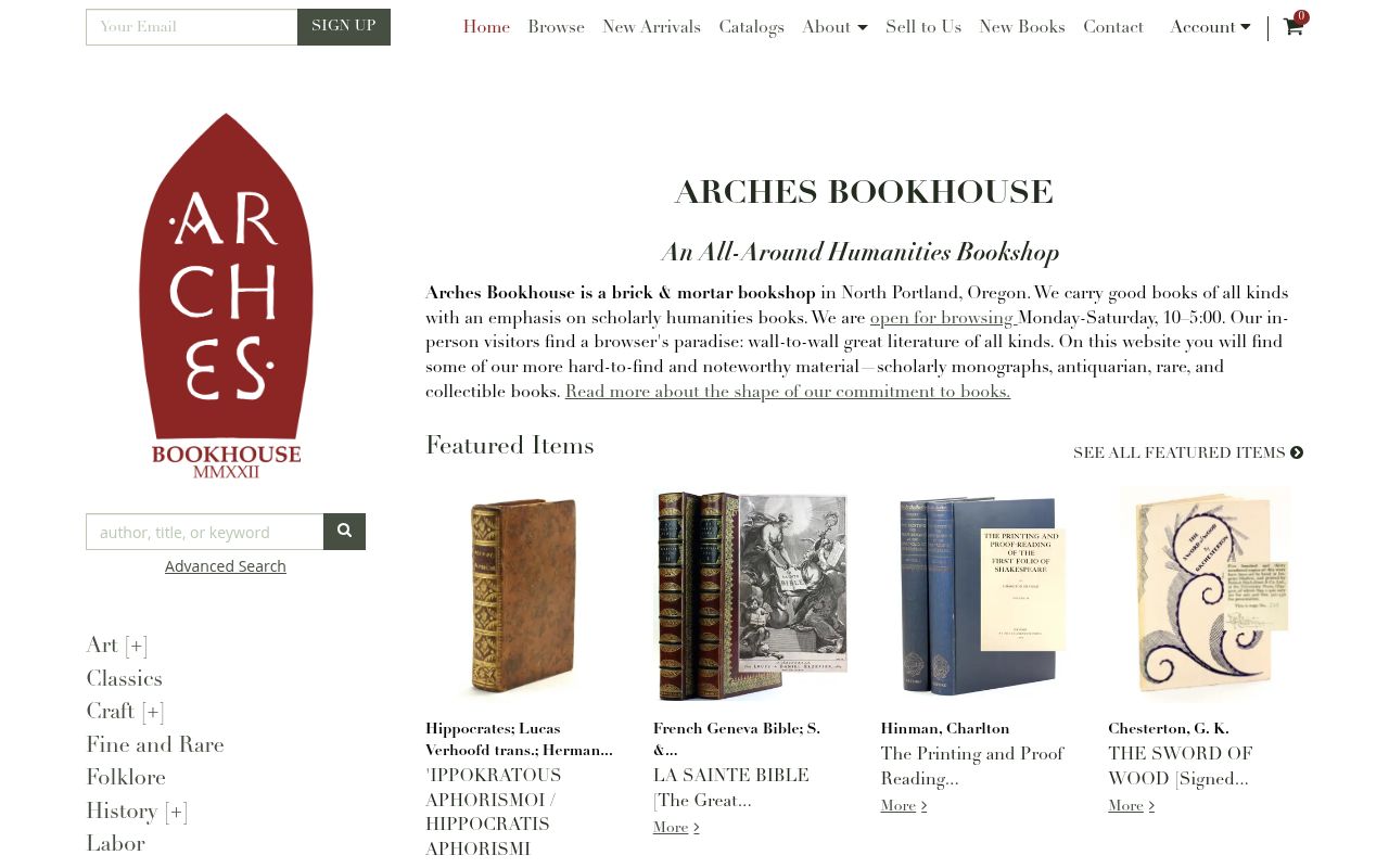 Arches Bookhouse