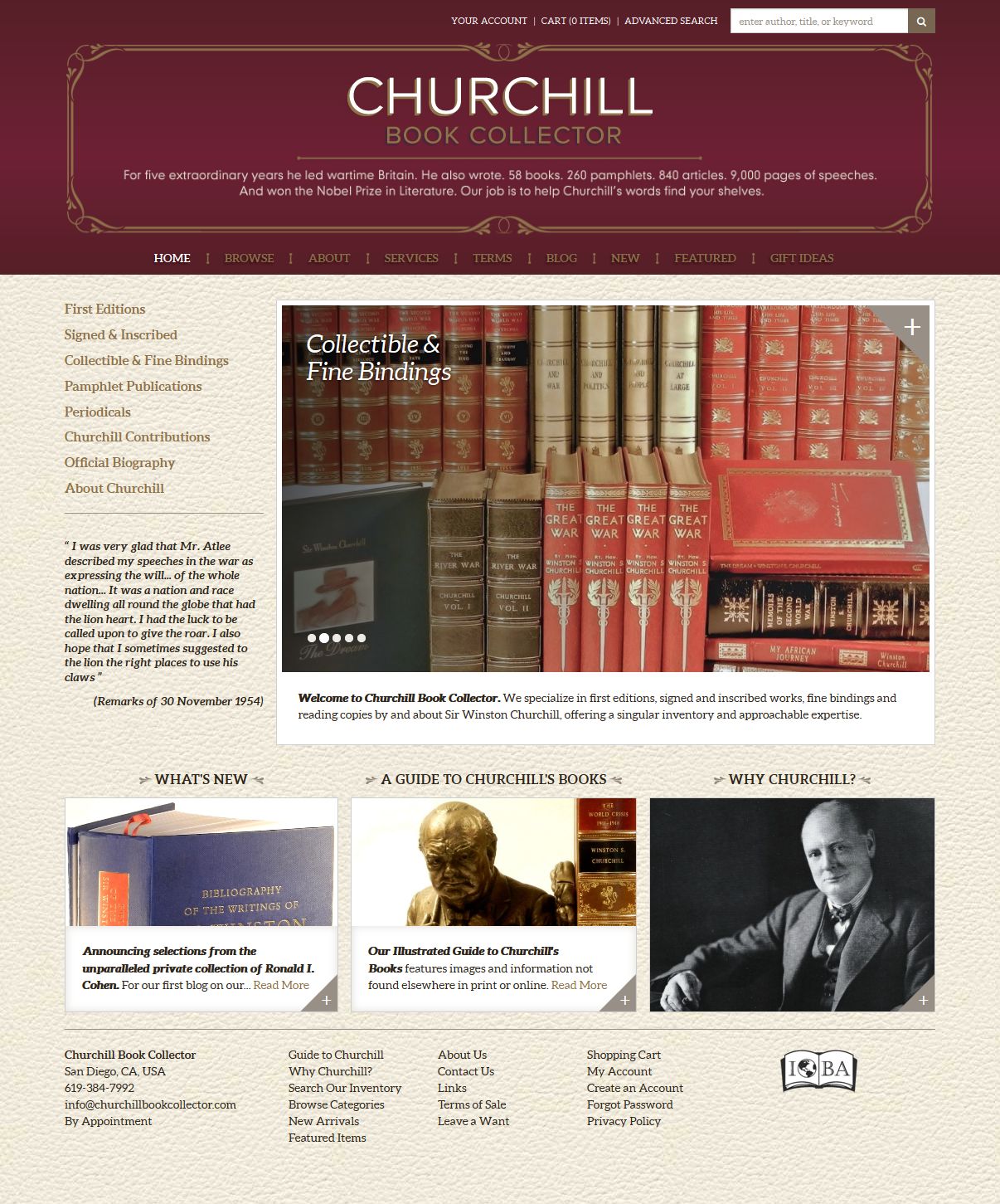 Churchill Book Collector