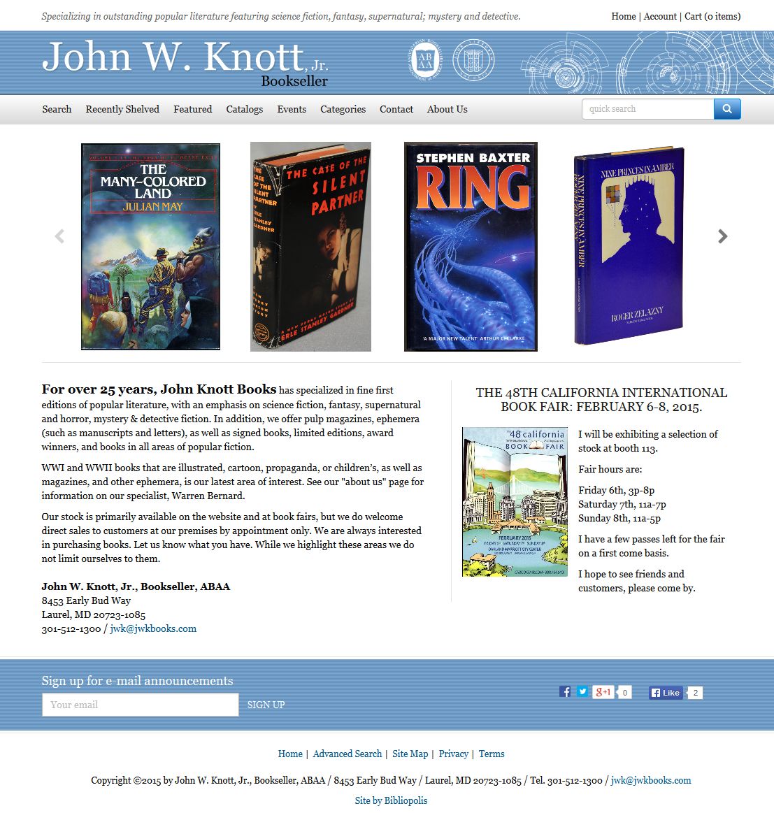 John W. Knott Bookseller LLC